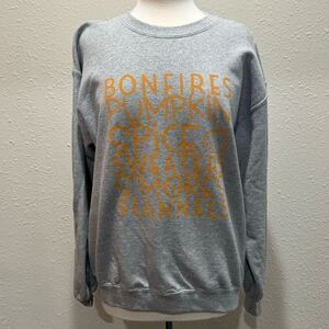 Fall Crew Neck Long Sleeve Sweatshirt